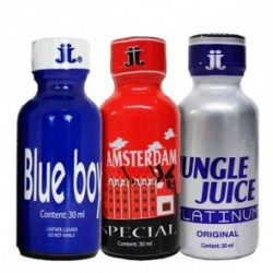 Jungle Juice, Amsterdam en Blue Boy Poppers Pakket